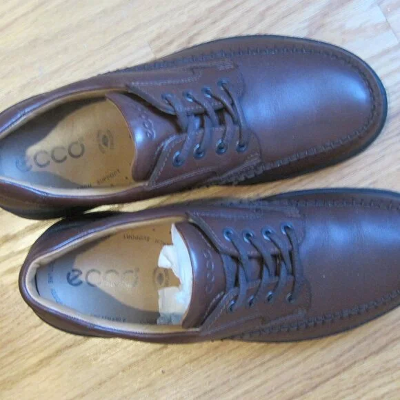 NEW Ecco Seawalker BROWN(RUST) Oiled Leather Men's Shoes Size EU 42(US 8-8.5) - Picture 5 of 13